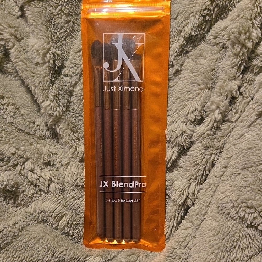JX BlendPro 5 Piece Brush Set - Brown